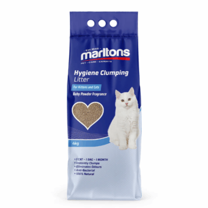 Marltons Hygiene Clumping Litter Baby Powder Fragrance 4KG